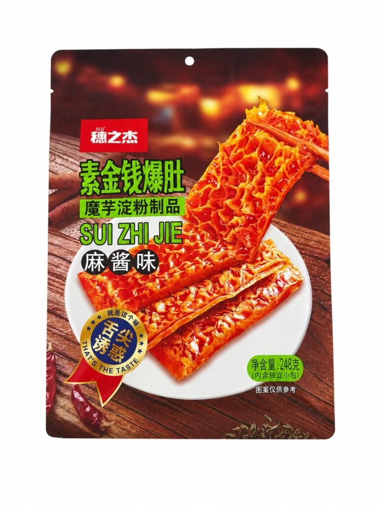 Latiao SUI ZHI JIE – pikantne paluszki pszenne w sosie sezamowym