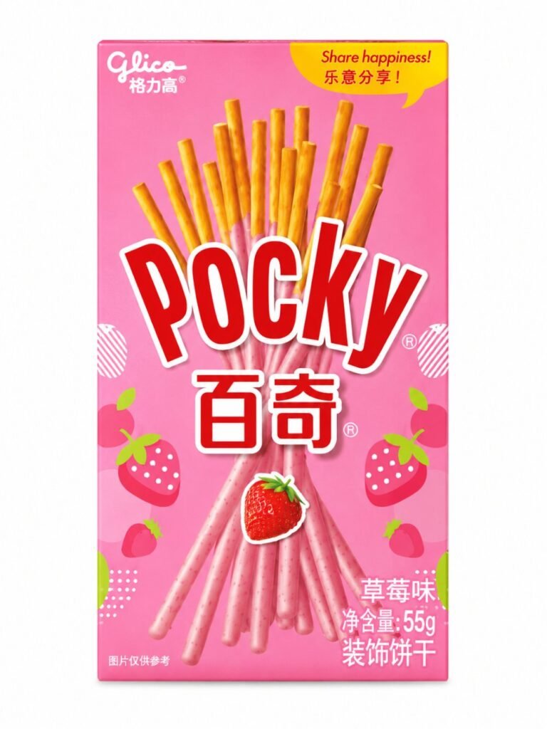 Glico Pocky – paluszki w truskawkowej polewie