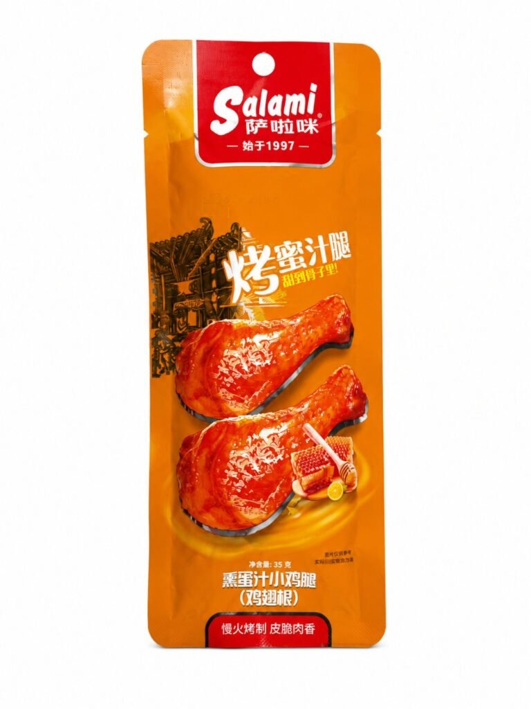Salami – nóżka z kurczaka w sosie miodowym