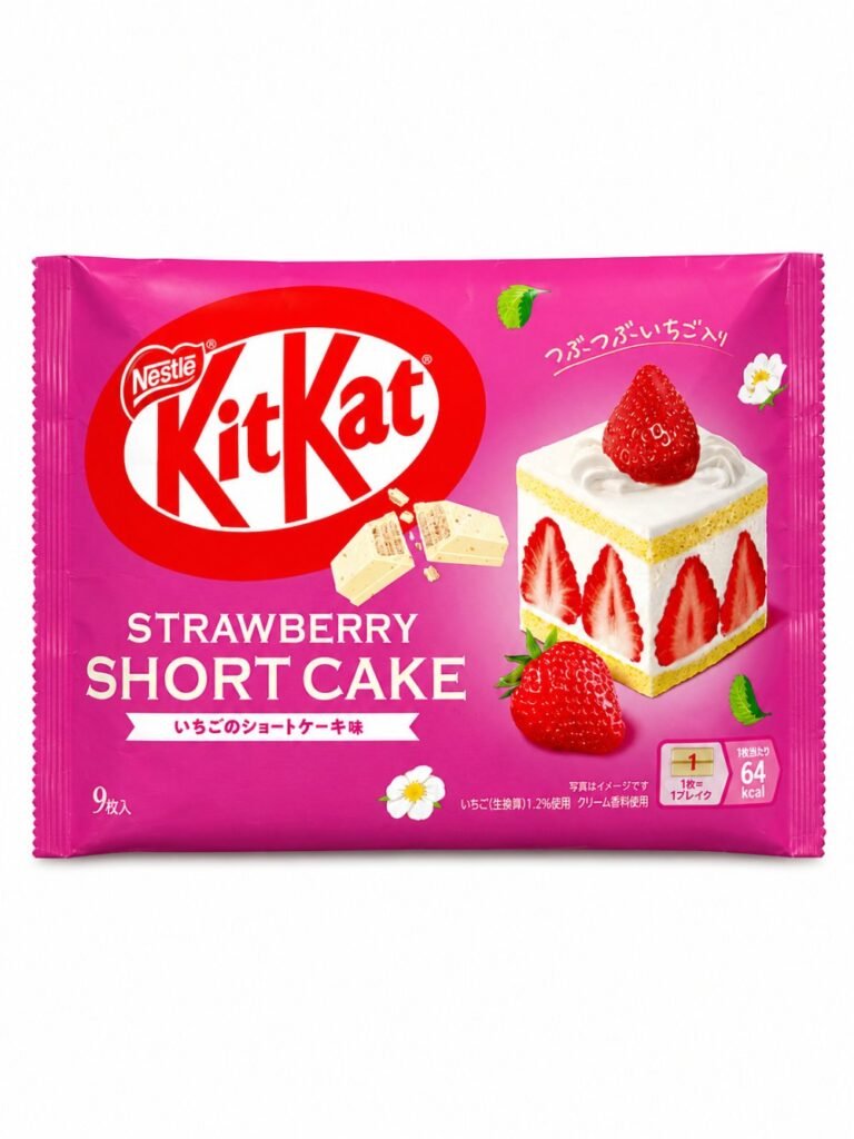 KitKat Strawberry Short Cake – tort truskawkowy