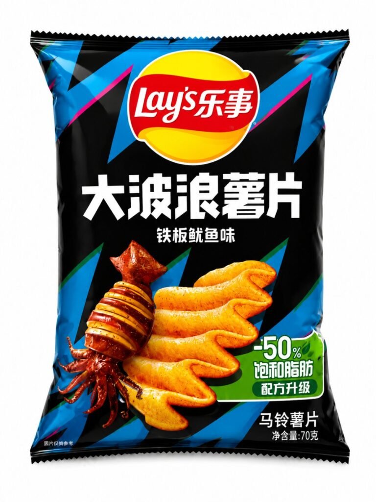 Lay's Wavy o smaku grillowanego kalmara