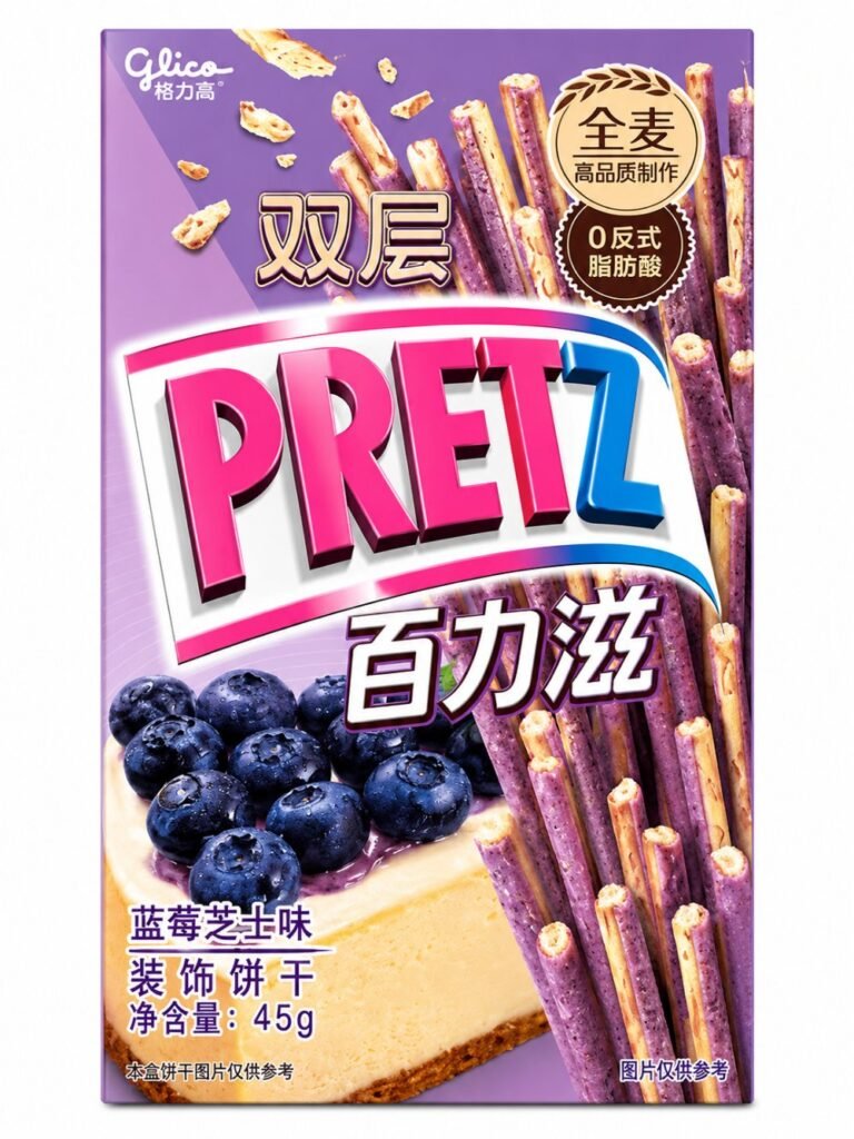 Glico PRETZ Blueberry Cheese – paluszki jagoda-sernik