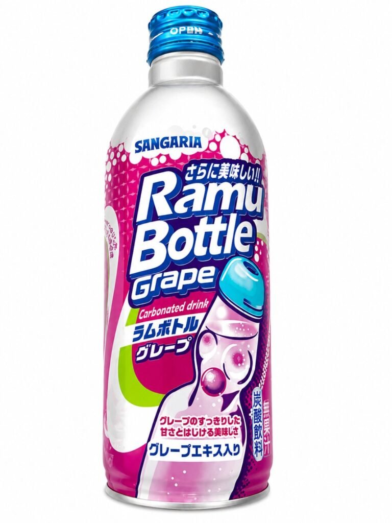 Sangaria Ramune – japoński napój gazowany winogronowy